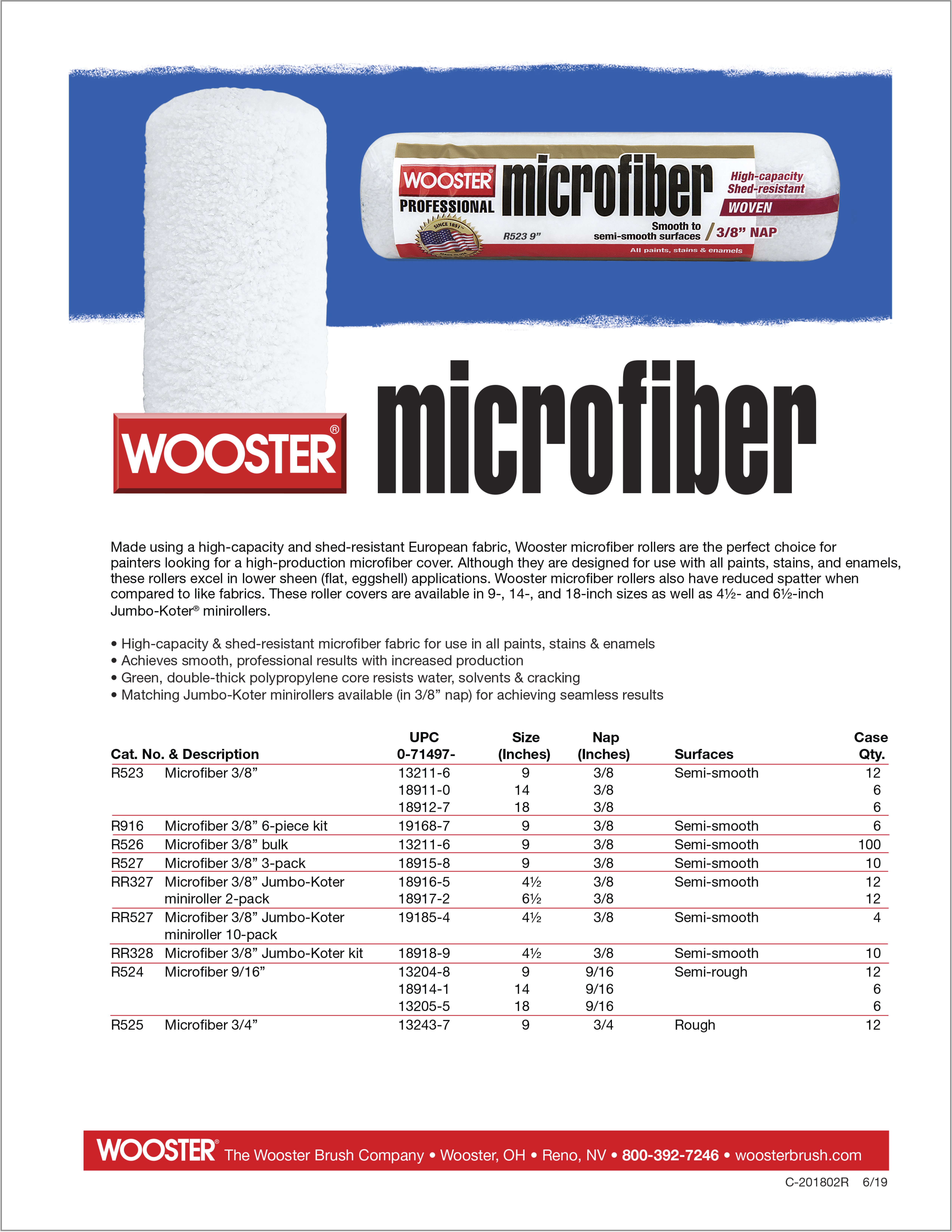 Валик малярный Microfiber C-201802R.jpg